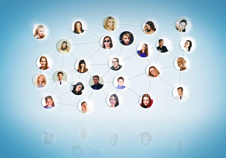 A Network of People - Networking Concept